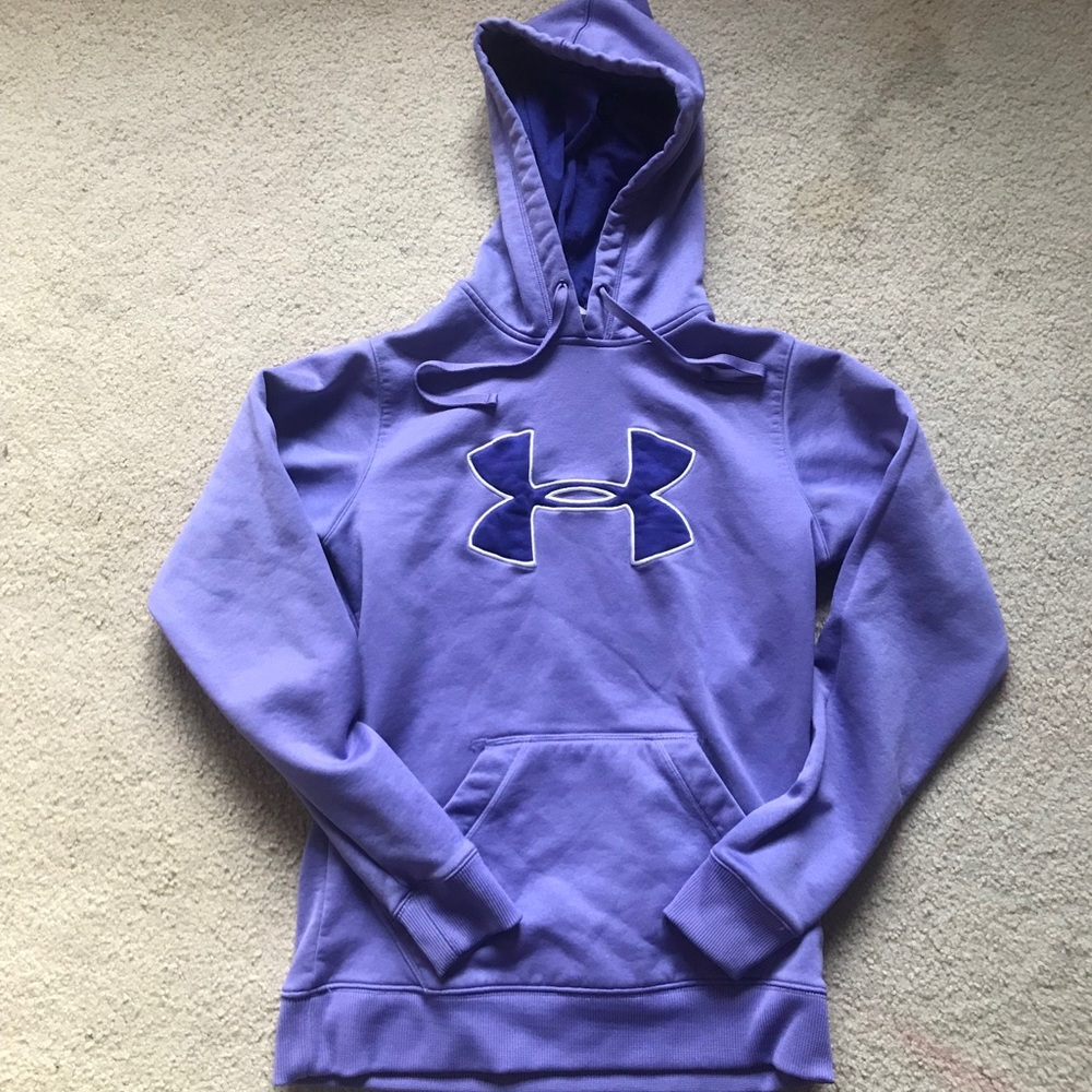 Purple Under Armour Sweatshirt.